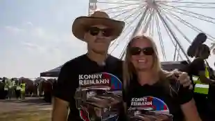 Konny und Manuela Reimann Arm in Arm