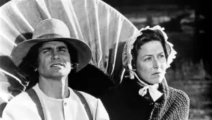 Michael Landon und Karen Grassle in „Unsere kleine Farm“