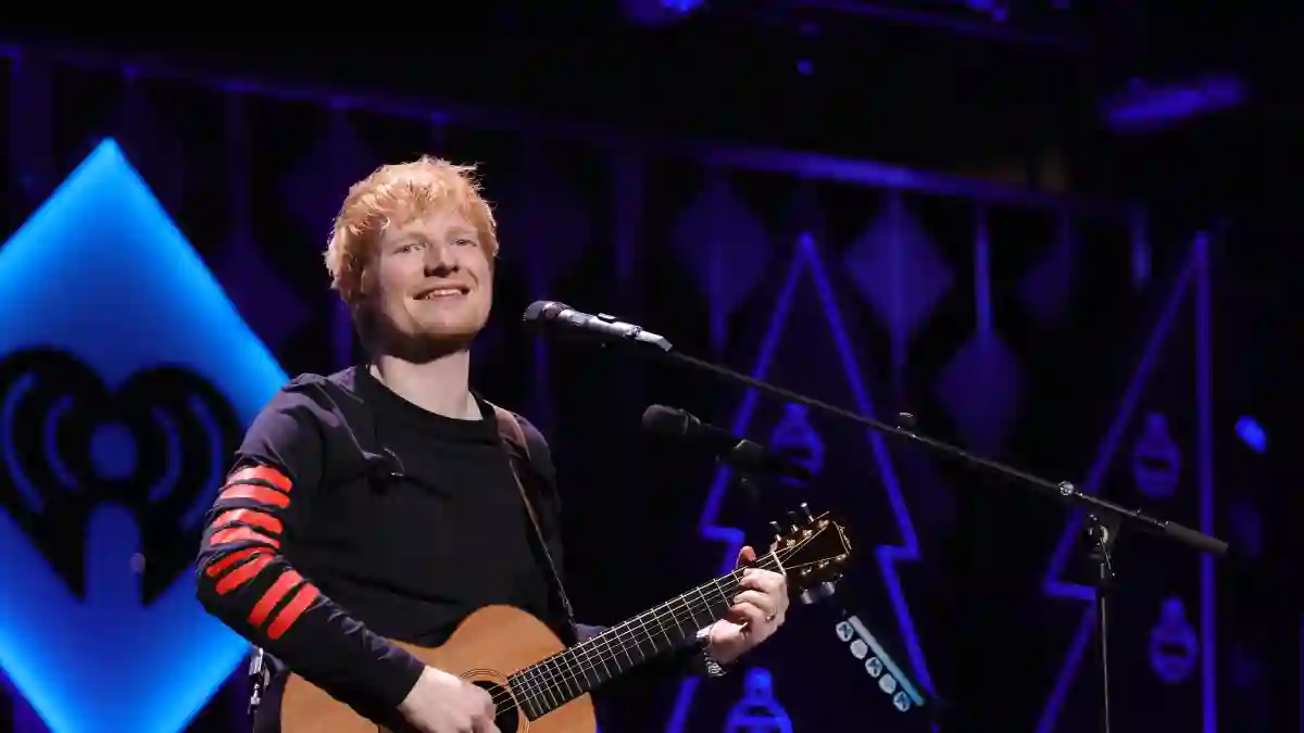 Ed Sheeran beim  iHeartRadio Z100 Jingle Ball am 10. Dezember 2021