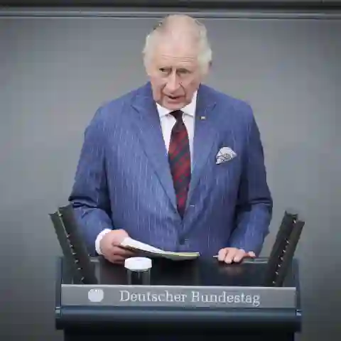 König Charles III. bei seiner Rede im Bundestag