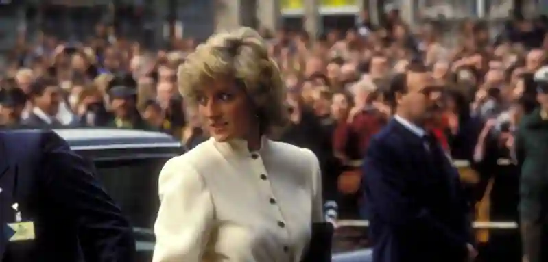 Lady Diana anlässlich eines Besuches in Köln am 2. November 1987