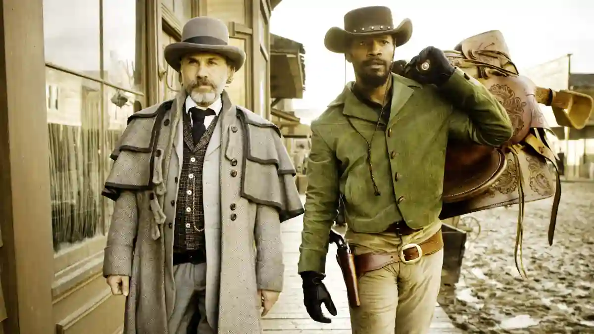 Christoph Waltz und Jamie Foxx in „Django Unchained“
