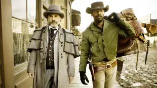 Christoph Waltz und Jamie Foxx in „Django Unchained“