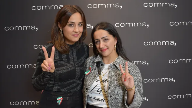 Nina Moghaddam und Elmira Rafizadeh