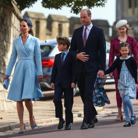 Die britischen Royals Herzogin Kate Prinz George Prinz William Prinzessin Charlotte