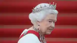 Königin Elisabeth II. auf Schloss Bellevue im Juni 2015
