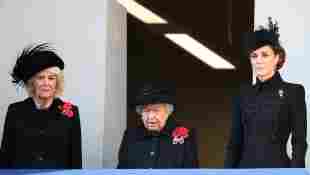Camilla, Königin Elisabeth II. und Herzogin Kate beim Remembrance Sunday 2019