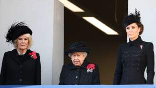 Camilla, Königin Elisabeth II. und Herzogin Kate
