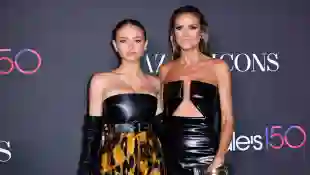 Leni Klum und Heidi Klum: Sexy Partnerlook im Leder-Style