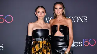 Leni Klum und Heidi Klum: Sexy Partnerlook im Leder-Style
