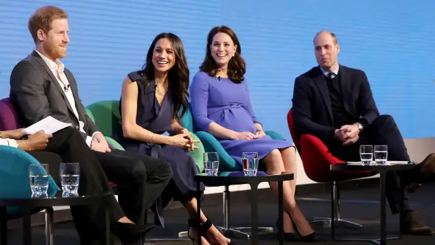 „Fab Four“: Prinz Harry, Herzogin Meghan, Herzogin Kate und Prinz William