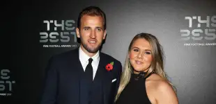 Harry Kane und Katie Goodland bei den The Best FIFA Football Awards am 23. Oktober 2017