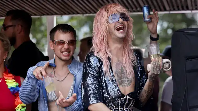 Timmi Trinks und Bill Kaulitz auf dem CSD