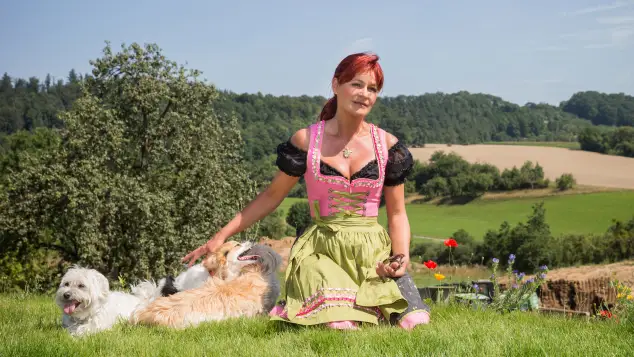 Andrea Berg im Dirndl 2014