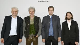 Udo Wachtveitl, Rufus Beck, Markus Söder und Andreas Rödl