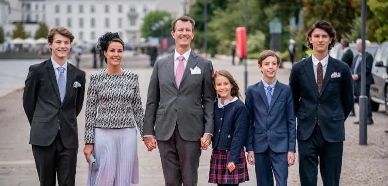 Prinzessin Marie, Prinz Joachim und die gemeinsamen Kinder 