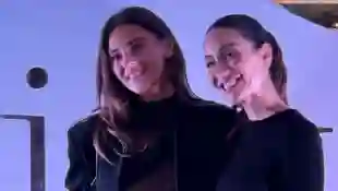 Stefanie Giesinger und Tamara Kalinic heiß sexy transparent