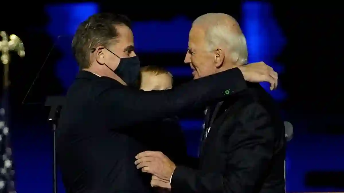 Hunter Biden und sein Vater US-Präsident Joe Biden am 7. November 2020