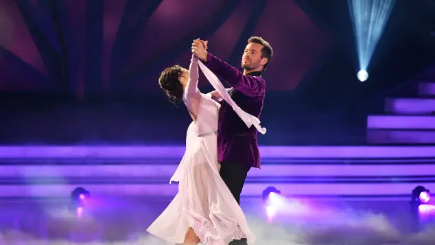 Jan Hartmann mit Tanzpartnerin Renata Lusin
