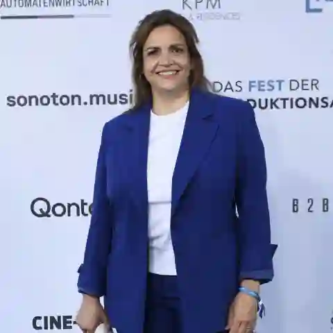 Rebecca Immanuel bei dem Fest der Produktionsallianz