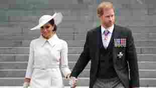 Herzogin Meghan und Prinz Harry beim 70.Thronjubiläum der britischen Königin, Elisabeth II., in Großbritannien