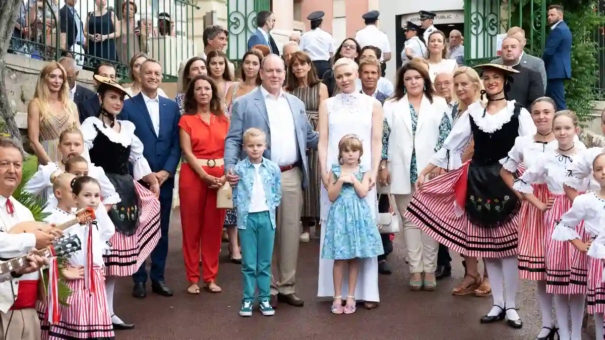 Fürst Albert, Fürstin Charlène, Prinzessin Gabriella und Prinz Jacques beim Picknick U Cavagnetu am 3. September 2022