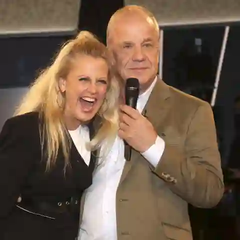 Barbara Schöneberger und Hubertus Meyer-Burckhardt