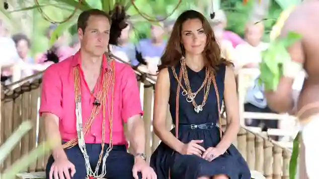 Prinz William und Herzogin Kate bei einem Staatsbesuch auf den Salomonen 2012