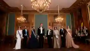 Prinzessin Sofia von Schweden Prinz Carl Philip Königin Letizia von Spanien,König Felipe von Spanien König Carl Gustaf von Schweden Königin Silvia von Schweden Prinz Daniel von Schweden Kronprinzessin Victoria von Schweden