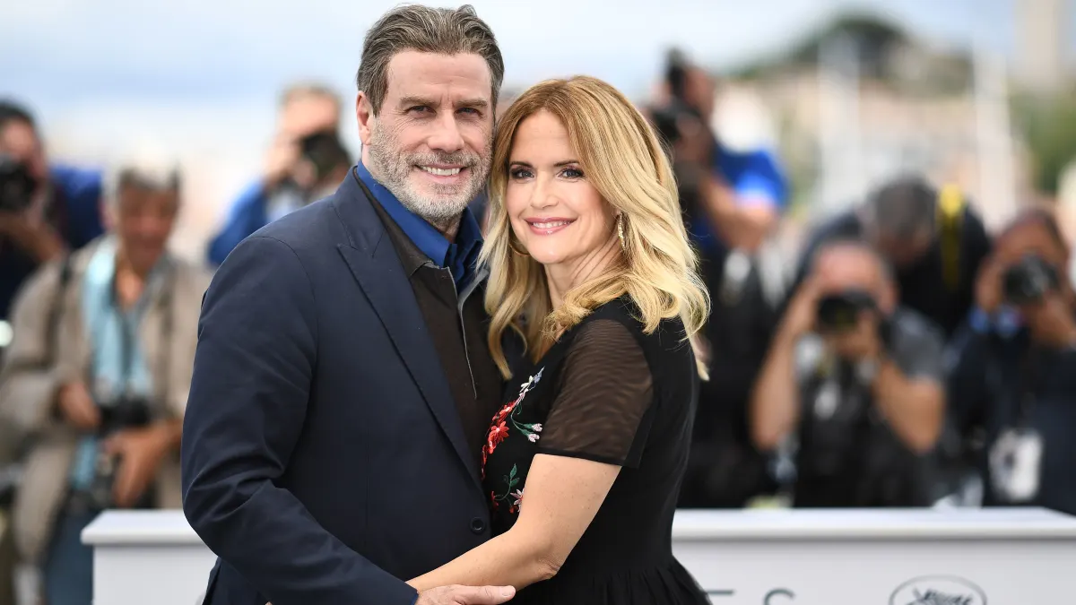 John Travolta und Kelly Preston