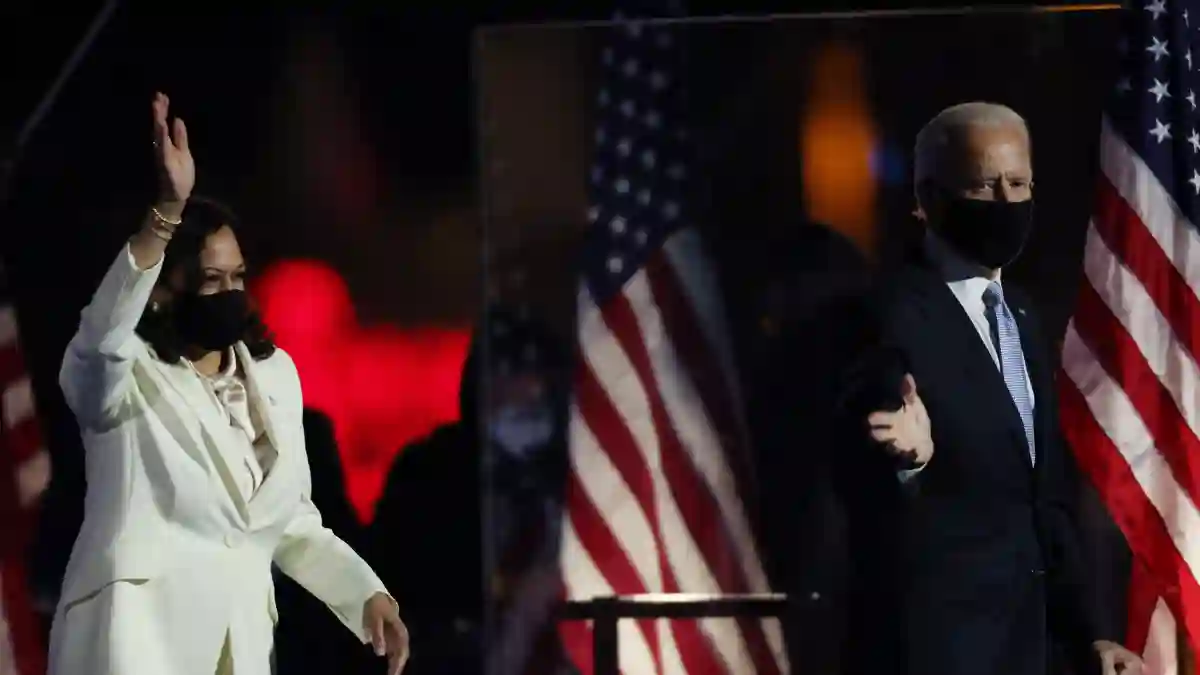 Joe Biden und Kamala Harris haben die Wahl gewonnen präsident usa