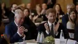 Prinz Charles und Prinz Harry 2018 beim Treffen des „International Year of The Reef“