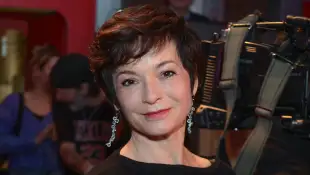 Katharina Stemberger bei einer Pressekonferenz zur Fernsehserie „SOKO Linz“