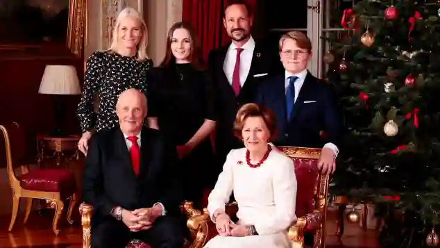 Norwegische Königsfamilie Weihnachten