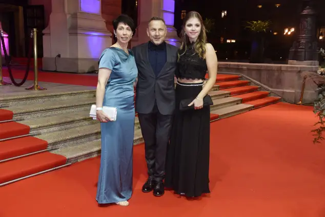 richy müller mit rhefrau christl stumhofer und tochter paulina