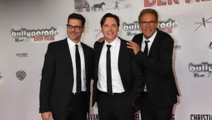Rick Kavanian, Michael Bully Herbig und Christian Tramitz bei der Premiere von „Bullyparade - Der Film“