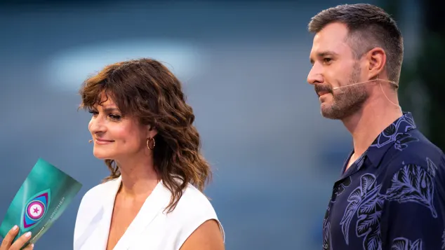 Marlene Lufen und Jochen Schropp