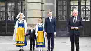 Entertainment Bilder des Tages Crown Princess Victoria and Prince Daniel with the children Princess Estelle and Prince O