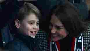 Prinz George und Herzogin Kate beim Six Nations international rugby union match zwischen England und Wales am 26. Februar 2022
