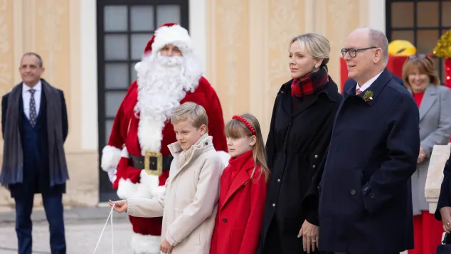 Prinz Jacques, Prinzessin Gabriella, Fürst Albert II. und Fürstin Charlène