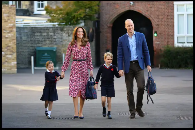Herzogin Kate, Prinz William, Prinz George, Prinzessin Charlotte