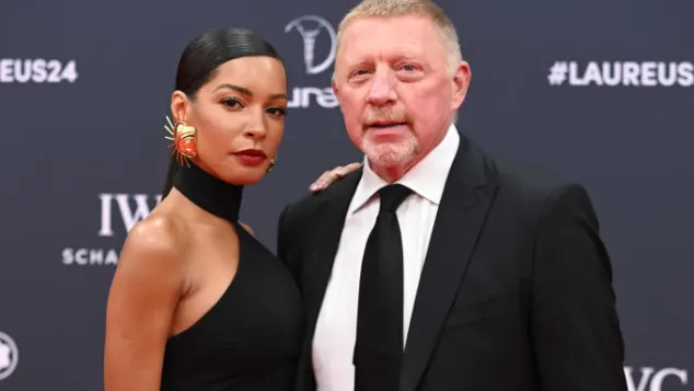 Lilian Monteiro und Boris Becker