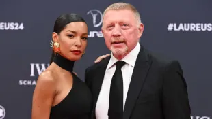 Lilian Monteiro und Boris Becker