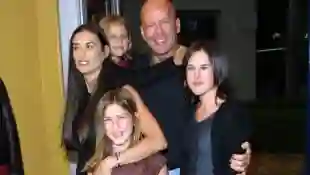 Tallulah, Scout und Rumer mit ihren Eltern Demi Moore und Bruce Willis
