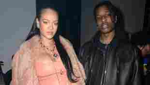 Rihanna und ASAP Rocky bei der Paris Fashion Week Ende Februar 2022