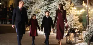 Britische Königsfamilie Prinz William Prinzessin Charlotte Prinz George Herzogin Kate