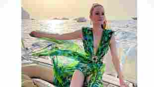 barbara meier instagram grünes versace kleid