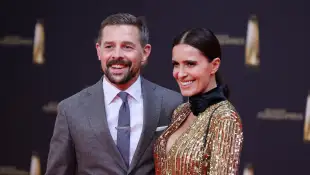 Klaas Heufer-Umlauf and his partner Doris Golpashin at the German TV Awards in September 2022