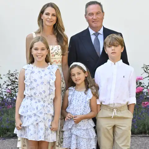 Prinzessin Madeleine mit ihrer Familie