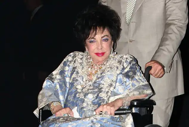 Elizabeth Taylor kurz vor ihrem Tod